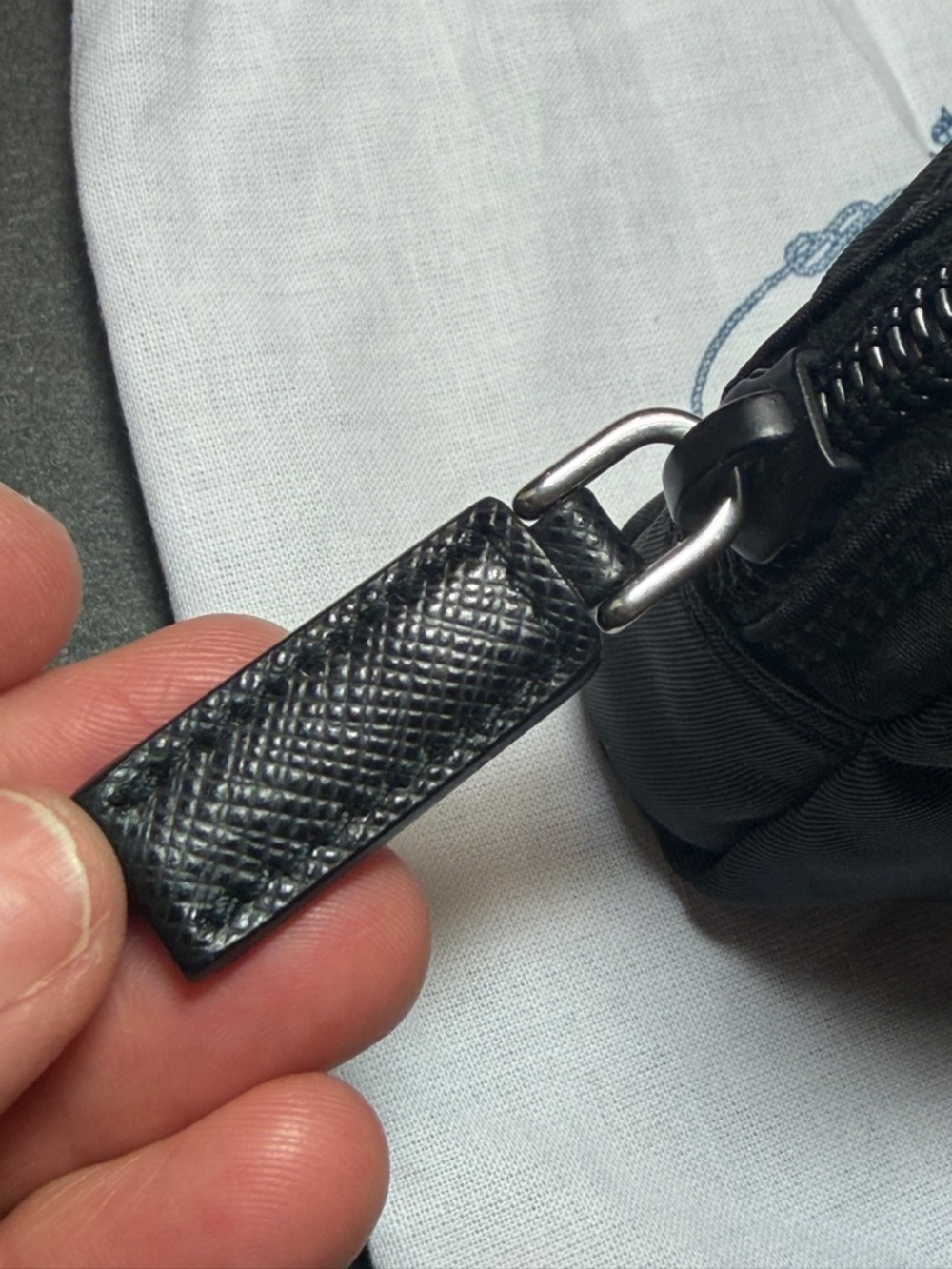 Prada Micro Black Nylon Pouch - Picture 9 of 16